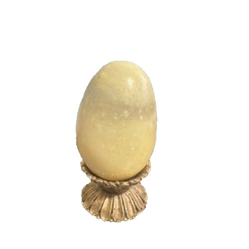 Vintage Style Alabaster Stone Egg Stand not included